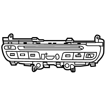 Mercedes-Benz CLS53 AMG Hazard Warning Switch - 213-905-38-13