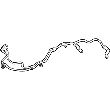 Mercedes-Benz E300 Water Hose - 253-501-70-00