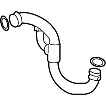 Mercedes-Benz E400 Cooling Hose - 212-501-33-82