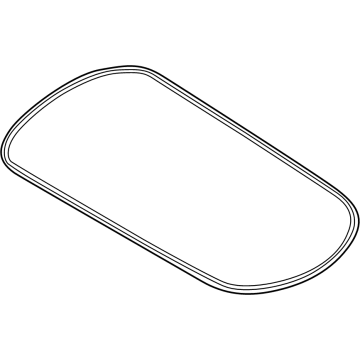 Mercedes-Benz AMG GT 55 Weather Strip - 192-693-07-00