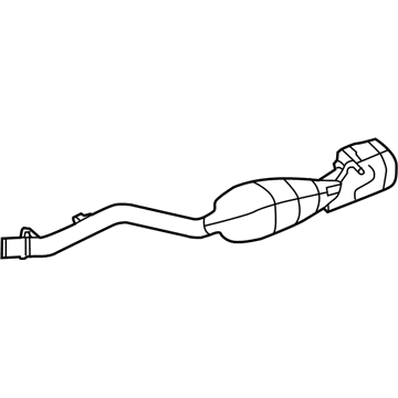 Mercedes-Benz CLS63 AMG Exhaust Pipe - 218-490-01-35-64