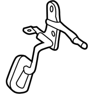 Mercedes-Benz E63 AMG S Muffler Strap - 212-490-11-37
