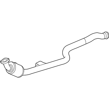 Mercedes-Benz E63 AMG Exhaust Pipe - 218-490-05-19-64