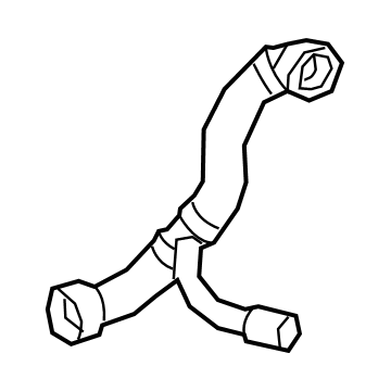 Mercedes-Benz E350 Coolant Reservoir Hose - 238-501-92-00