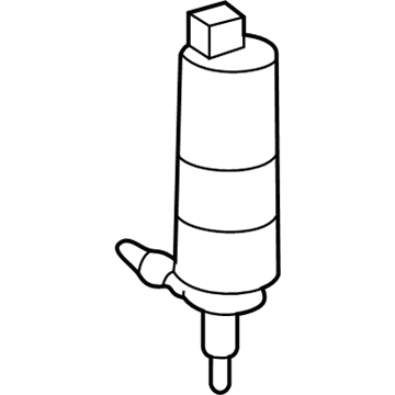 Mercedes-Benz E300 Windshield Washer Pump - 210-869-03-21