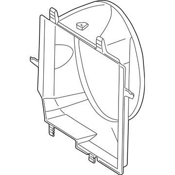 Mercedes-Benz E300 Fan Shroud - 210-505-01-55