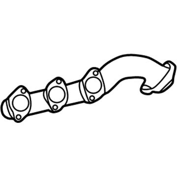 Mercedes-Benz E320 Exhaust Pipe - 112-140-00-09