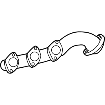 Mercedes-Benz SLK32 AMG Exhaust Pipe - 112-140-12-09