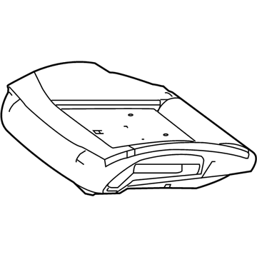 Mercedes-Benz CLS550 Seat Cushion - 218-910-07-50