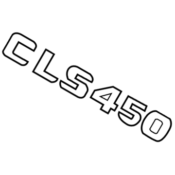 Mercedes-Benz CLS450 Emblem - 257-817-28-00