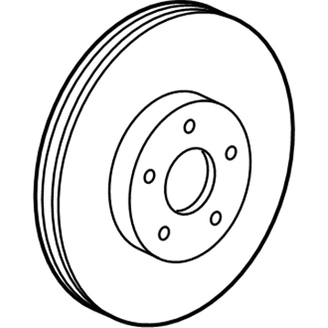 Mercedes-Benz CL550 Brake Rotor - 221-423-11-12-07