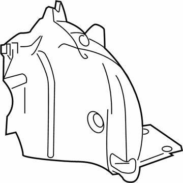 Mercedes-Benz 238-691-17-00 Rear Fender Liner Mercedes-Benz 238-691-17-00 Rear Fender Liner