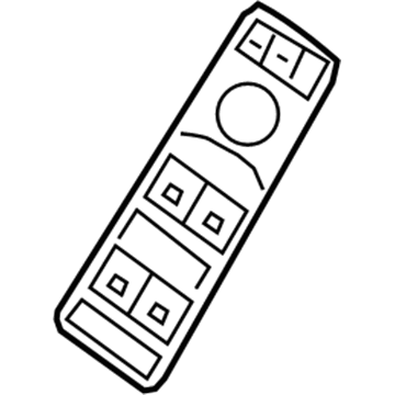 Mercedes-Benz S560e Power Window Switch - 222-905-96-08-7P82