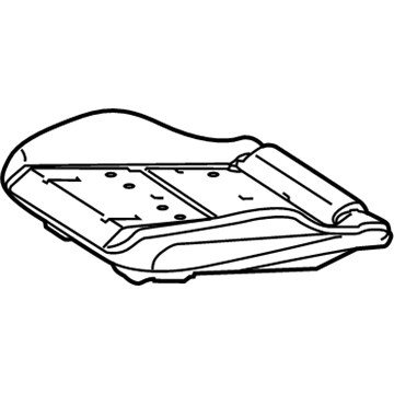 Mercedes-Benz GLK250 Seat Cushion - 204-910-89-00