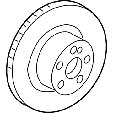 Mercedes-Benz E500 Brake Rotor - 220-421-18-12-64