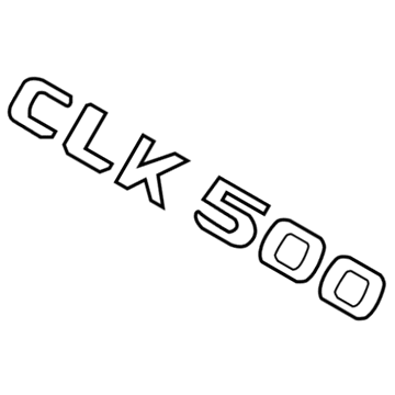 Mercedes-Benz CLK500 Emblem - 209-817-04-15
