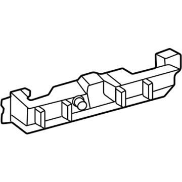 254-991-07-00 Mercedes-Benz Rocker Molding Rear Clip Illustration 1 of 1