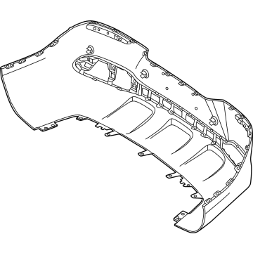Mercedes-Benz EQE 500 SUV Bumper - 294-885-22-01