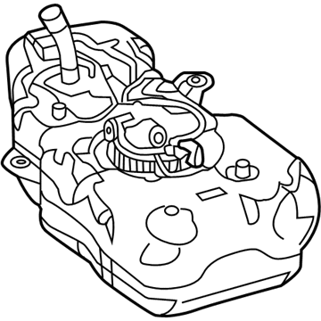 Mercedes-Benz GL350 Fuel Tank - 166-470-73-01