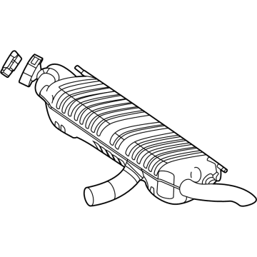 Mercedes-Benz GLE53 AMG SUV Exhaust Pipe - 167-490-82-03