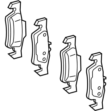 Mercedes-Benz Brake Pads - 000-420-17-05