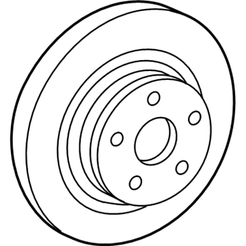 Mercedes-Benz Brake Rotor - 000-423-09-12-07