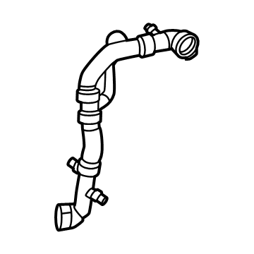 Mercedes-Benz SL63 AMG S E Performance Coolant Pipe - 232-501-46-00