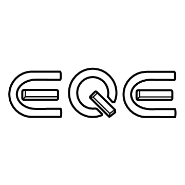 Mercedes-Benz EQE 500 SUV Emblem - 295-817-06-00