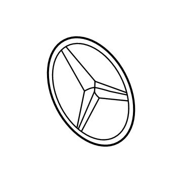Mercedes-Benz E53 AMG Emblem - 099-810-85-00-9040