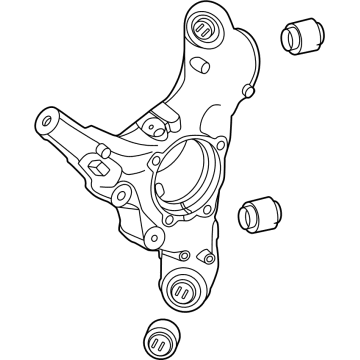 Mercedes-Benz SL63 AMG S E Performance Steering Knuckle - 232-350-37-02