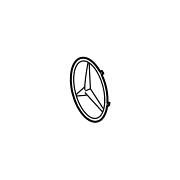 Mercedes-Benz GLE53 AMG SUV Emblem - 000-817-95-00