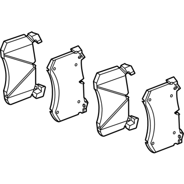 Mercedes-Benz G63 AMG Brake Pads - 000-421-57-02
