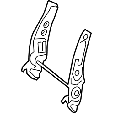 Mercedes-Benz 176-930-00-85 Seat Back Frame Support 176-930-00-85 Mercedes-Benz Seat Back Frame Support Illustration 1 of 1