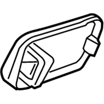 Mercedes-Benz C280 Fuel Door - 203-750-02-06