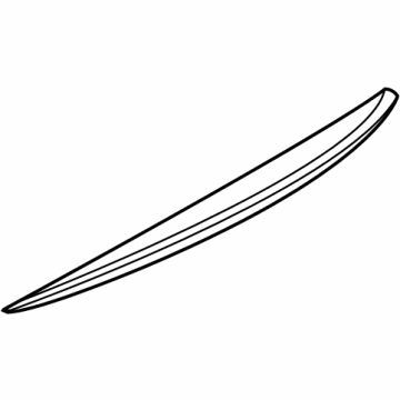 Mercedes-Benz 247-790-06-00-9999 Spoiler End 247-790-06-00-9999 Mercedes-Benz Spoiler End Illustration 1 of 1