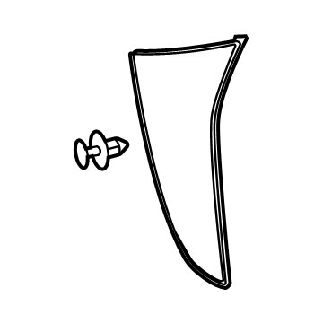 Mercedes-Benz 247-790-03-00 Side Spoiler 247-790-03-00 Mercedes-Benz Side Spoiler Illustration 1 of 1