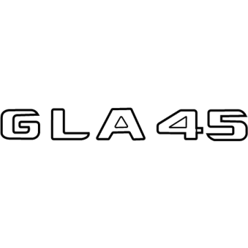 Mercedes-Benz GLA45 AMG Emblem - 247-817-81-00