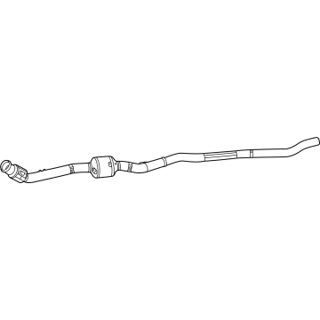 Mercedes-Benz GLE350 Exhaust Pipe - 167-490-40-03