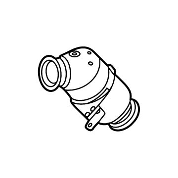 Mercedes-Benz GLE350 Exhaust Pipe - 264-140-33-00