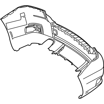 Mercedes-Benz GLK350 Bumper Cover - 204-880-51-40-9999