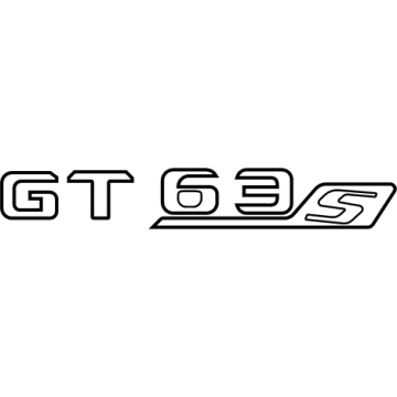 Mercedes-Benz AMG GT 63 S Emblem - 290-817-43-00