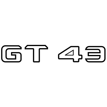 Mercedes-Benz AMG GT 43 Emblem - 290-817-11-00