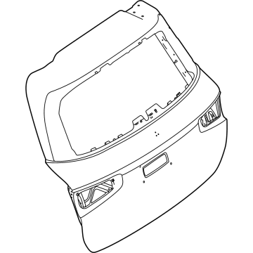 Mercedes-Benz GLE53 AMG SUV Liftgates - 167-740-38-00