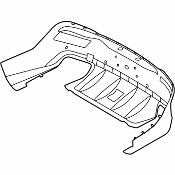 Mercedes-Benz Bumper Cover - 167-885-50-11