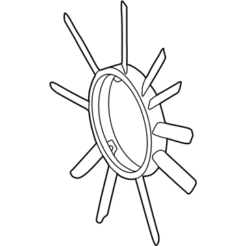 Mercedes-Benz E320 Radiator fan - 103-200-06-23
