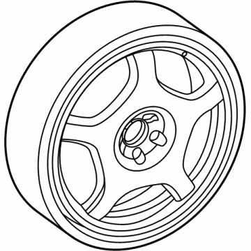 Mercedes-Benz EQS 450+ SUV Spare Wheel - 296-400-05-00