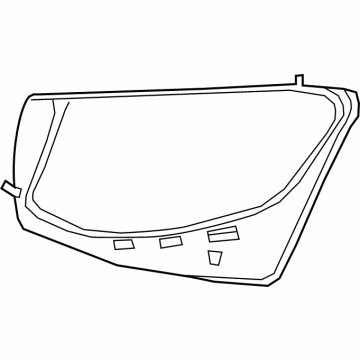 Mercedes-Benz GLC350e Headlight Cover - 253-826-22-00-64