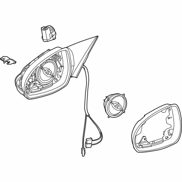 Mercedes-Benz Car Mirror - 206-810-90-04