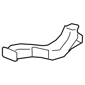 Mercedes-Benz G580 Air Duct - 463-831-48-00-64