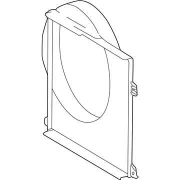 Mercedes-Benz ML430 Fan Shroud - 163-505-07-55